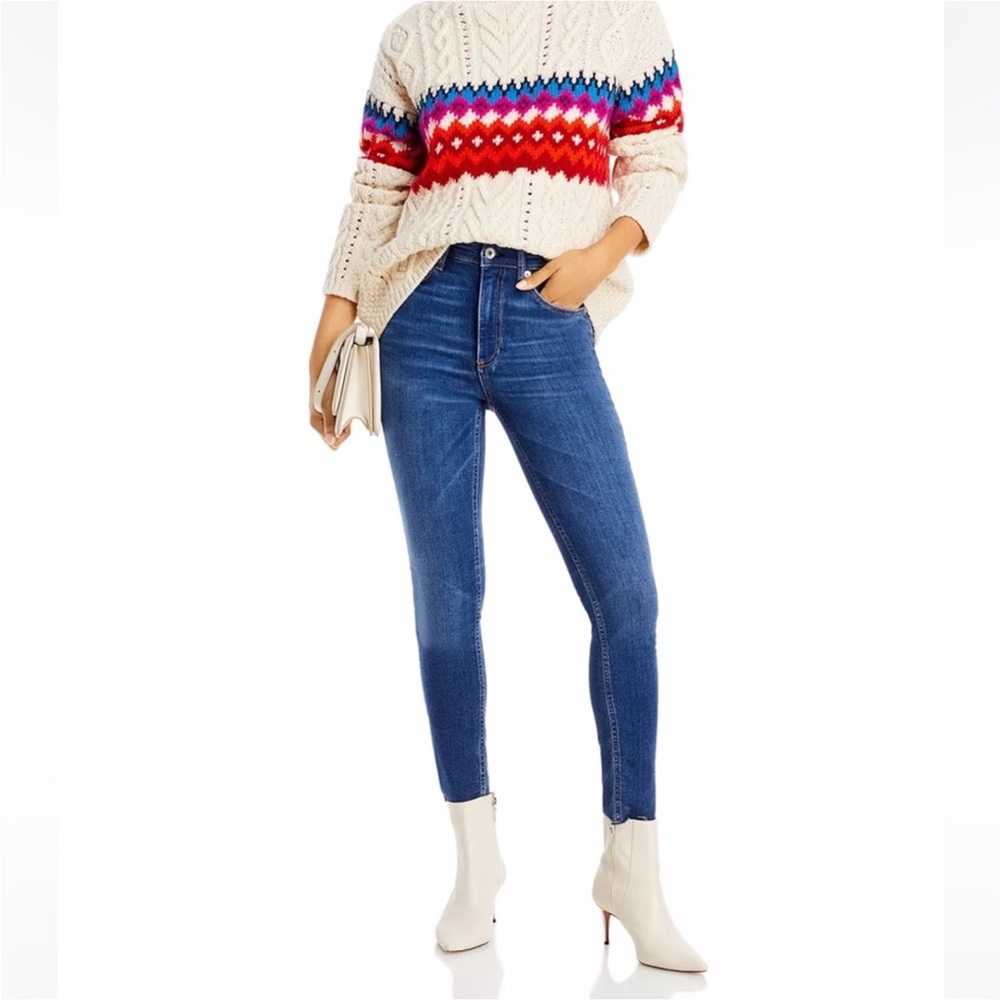 Rag & Bone High-Rise Ankle Skinny Jeans